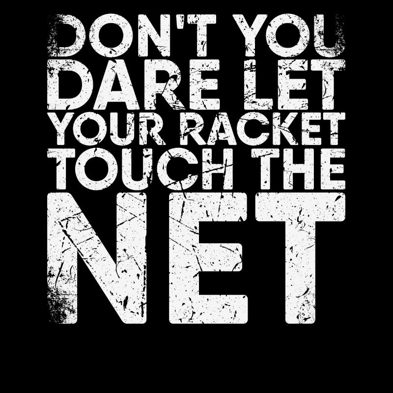 Don't dare to use your racket for badminton