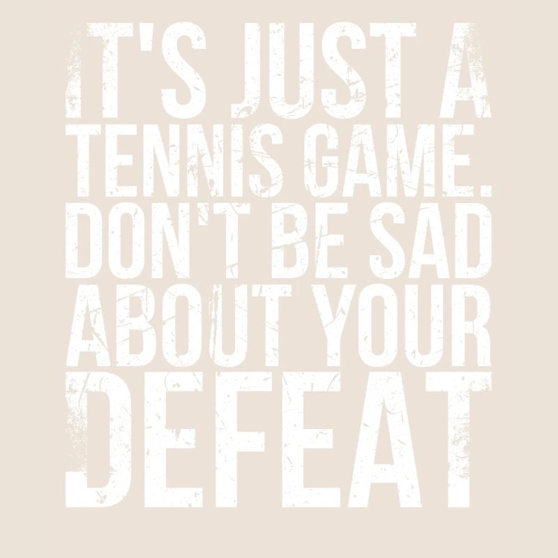C’est juste un jeu de tennis pour lequel vous ne le faites pas