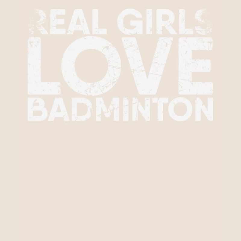 Echte Mädchen Lieben Badminton Für