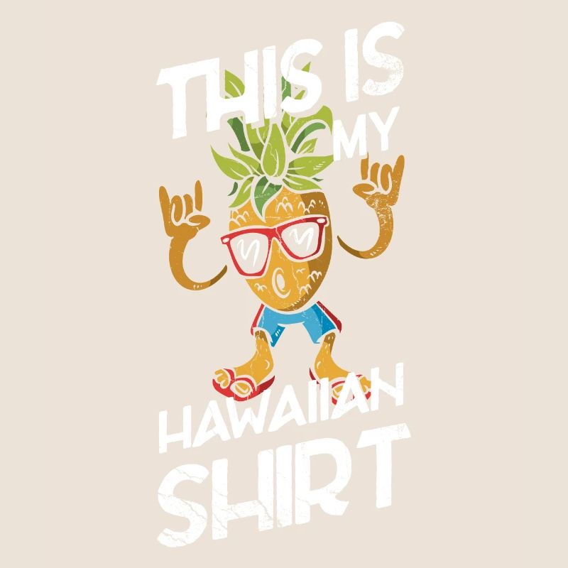 Ceci est mon design de chemise hawaïenne pour