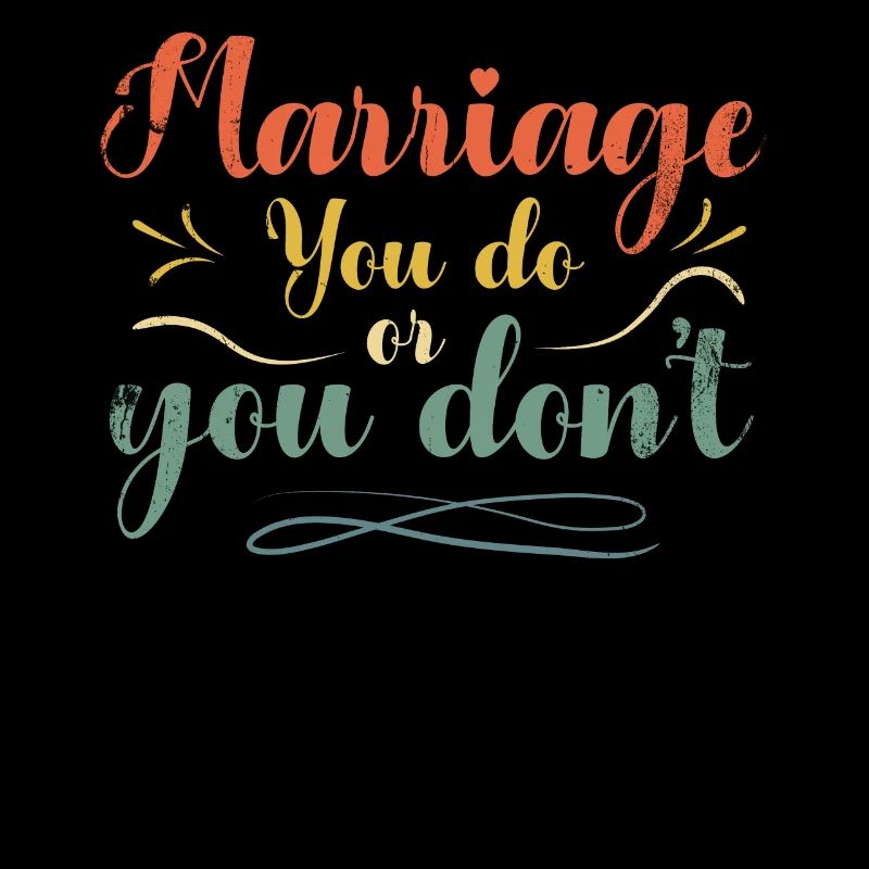 Mariage pour lequel vous faites ou vous ne faites pas de mariage