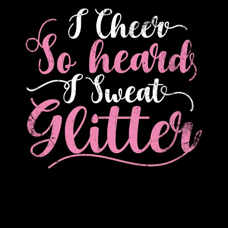 I cheer so much that I make glitter for cheerleaders