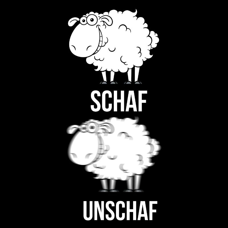 Schaf, Unschaf, Gestochen Schaf, Wortspiel