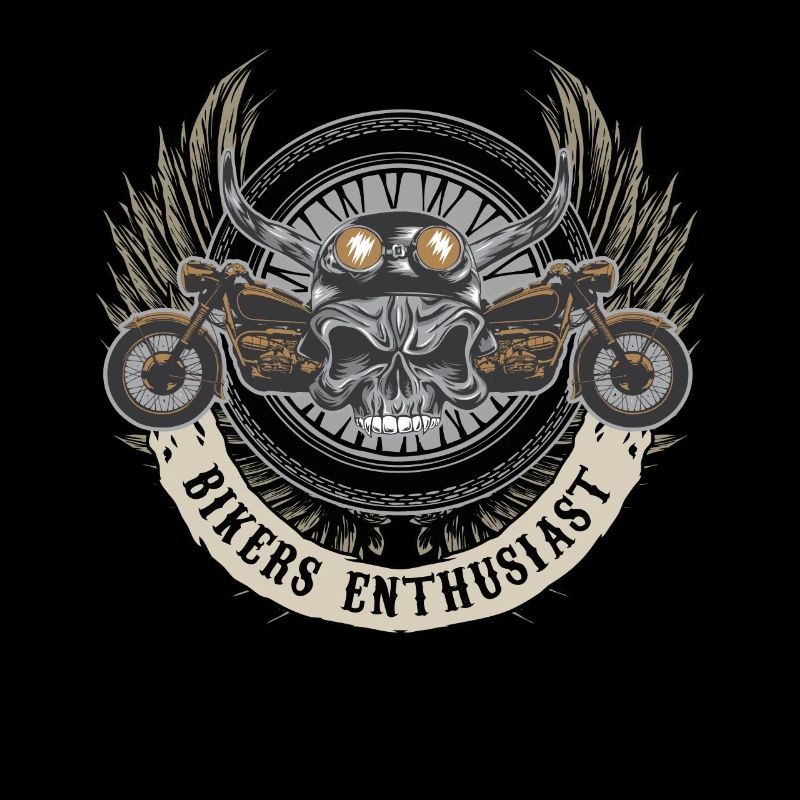 Biker Skull Biker Enthusiast Biker Biker Boyz