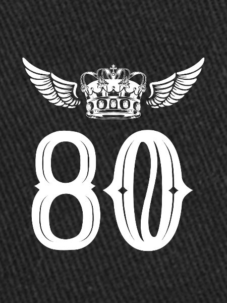 80 Number crown