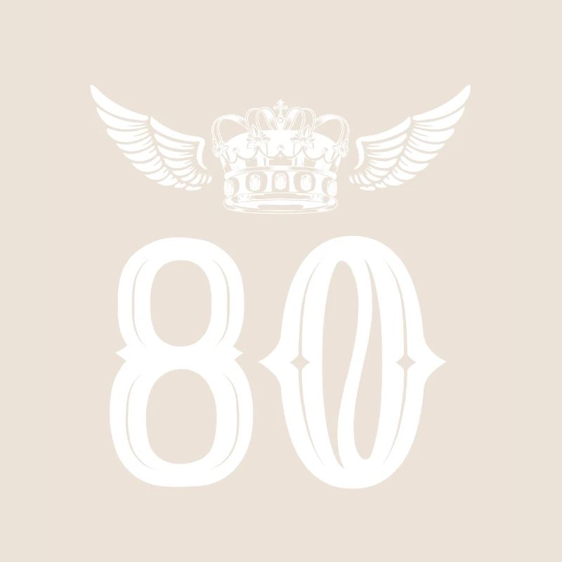 80 Number crown