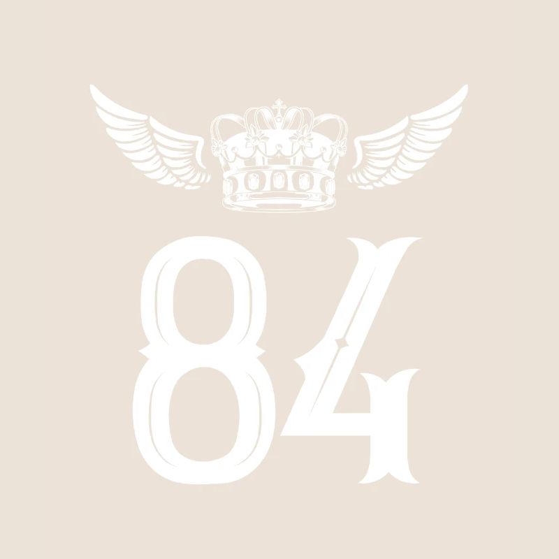 84 Number crown