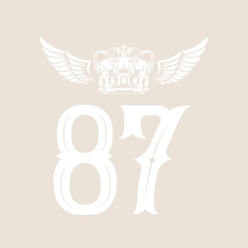 87 Number crown