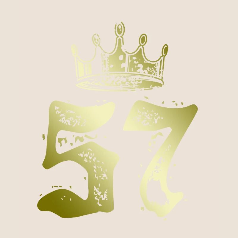 57 Couronne de numéro