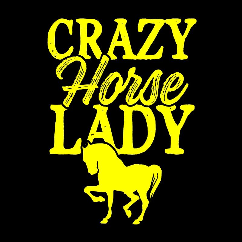 dame folle de chevaux