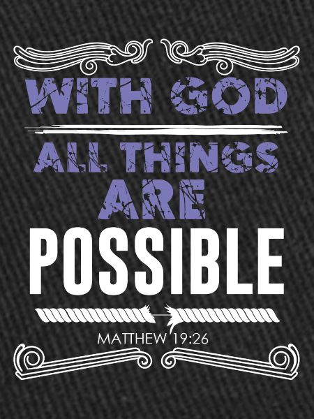 Bible God Everything Possible