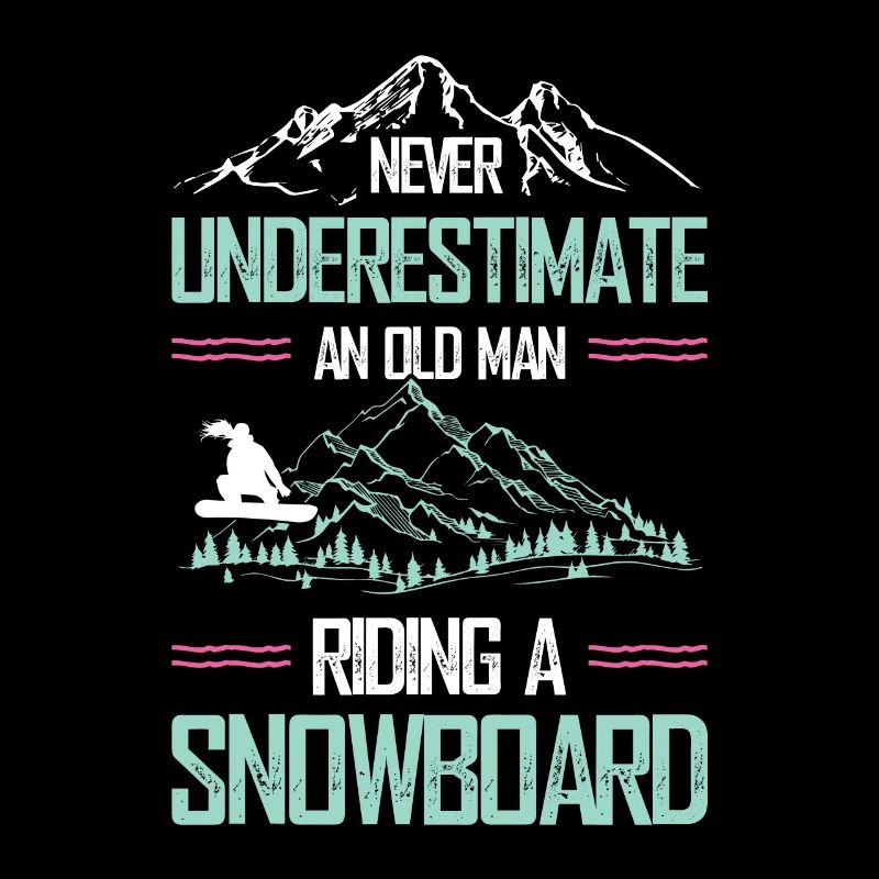 Snowboarder Old Man