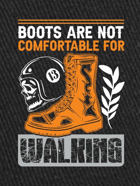 Motorcycle Slogan Boots
