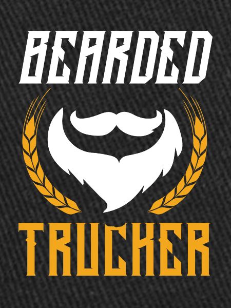 Trucker Full Beard Saying