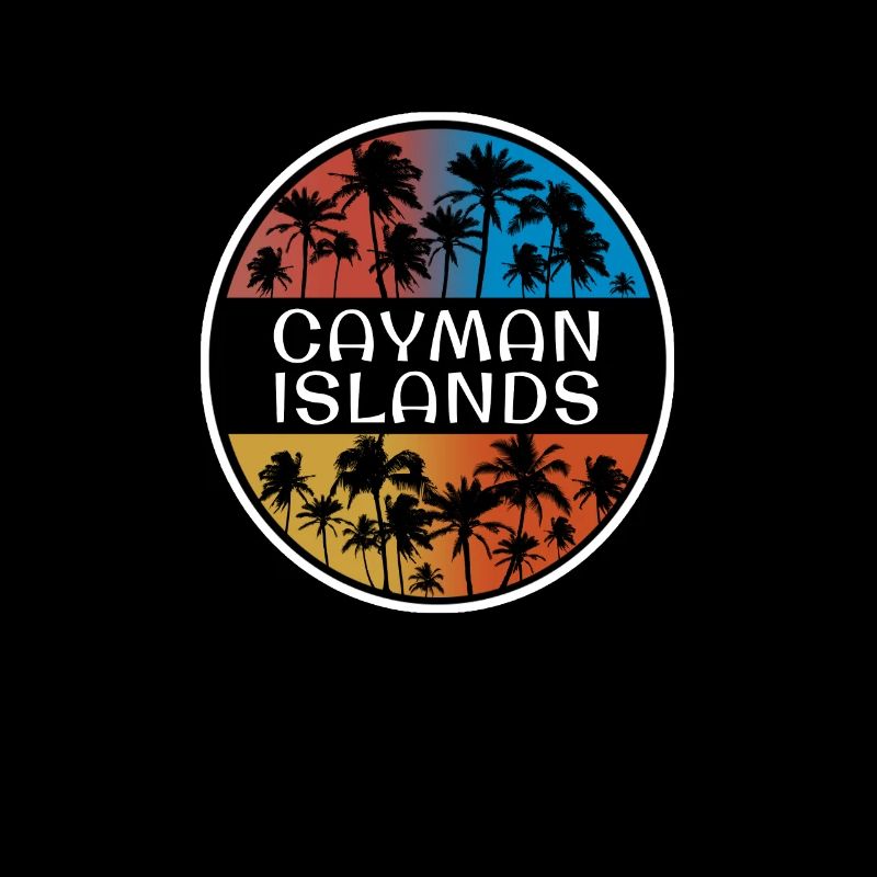 Îles Caïmans Élégant Vacances Souvenir Palmier