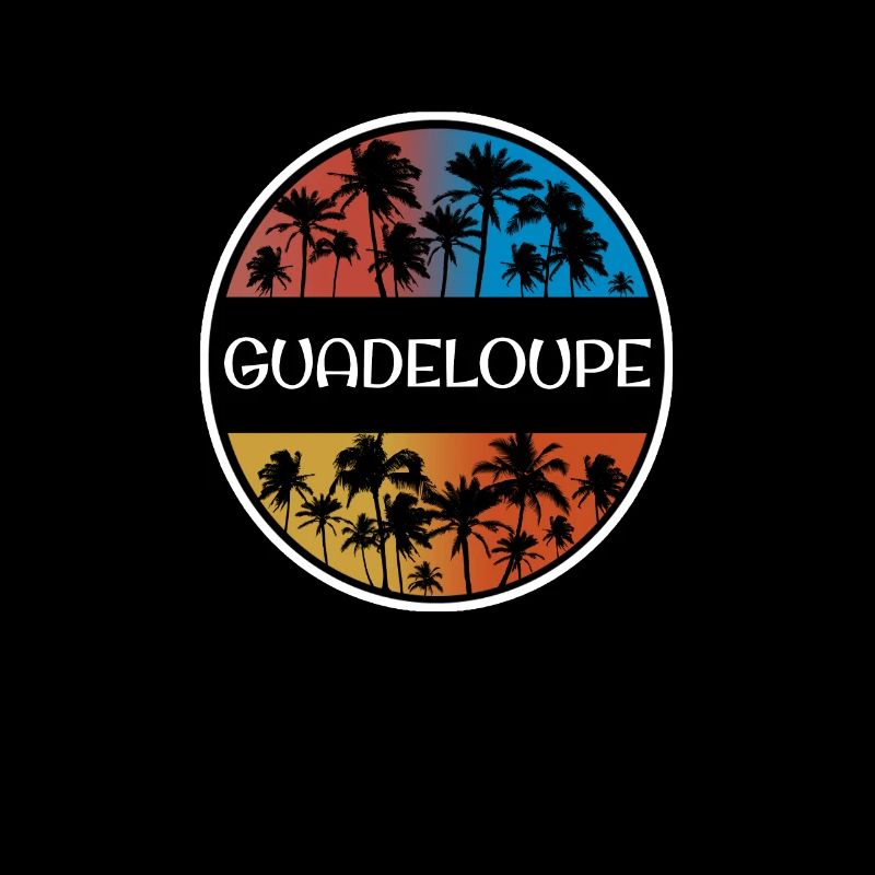 Guadeloupe Vacances élégantes Souvenir Palmier