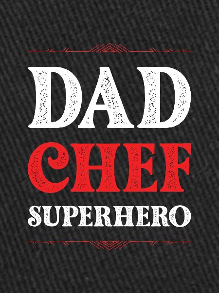 Dad Chef Superheld Papa