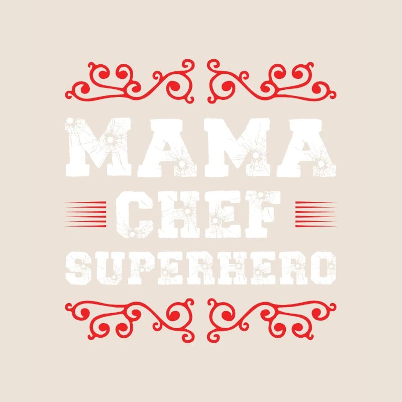 Mama Chef Superheld Mutter