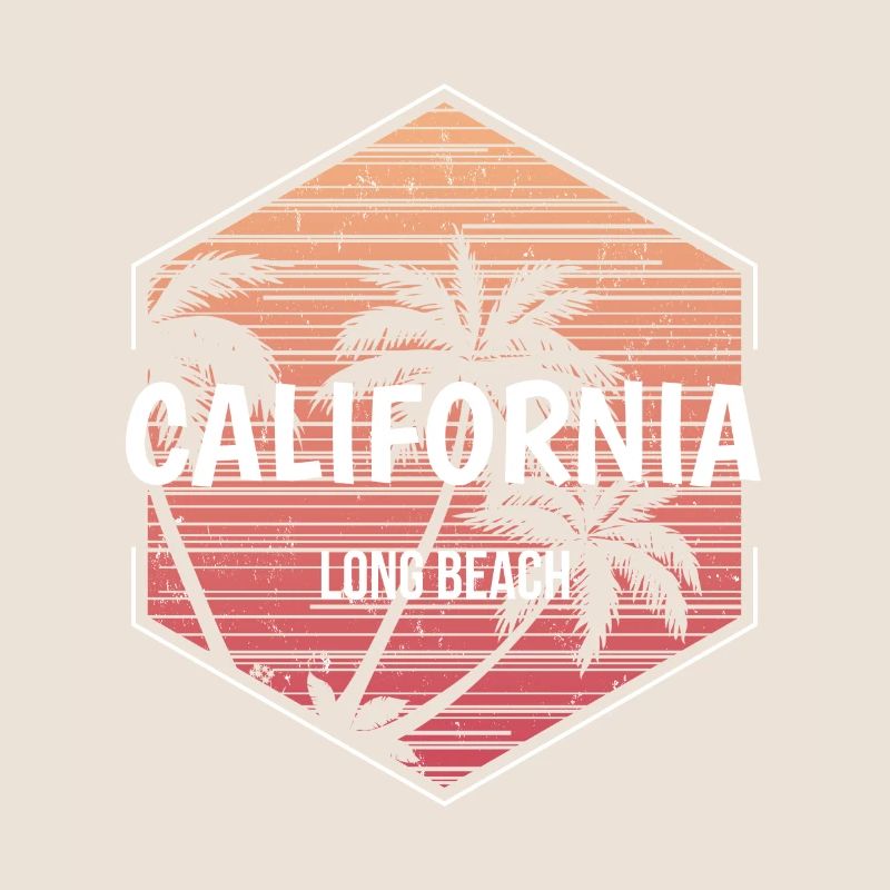 Long Beach Beach Vacances Souvenir