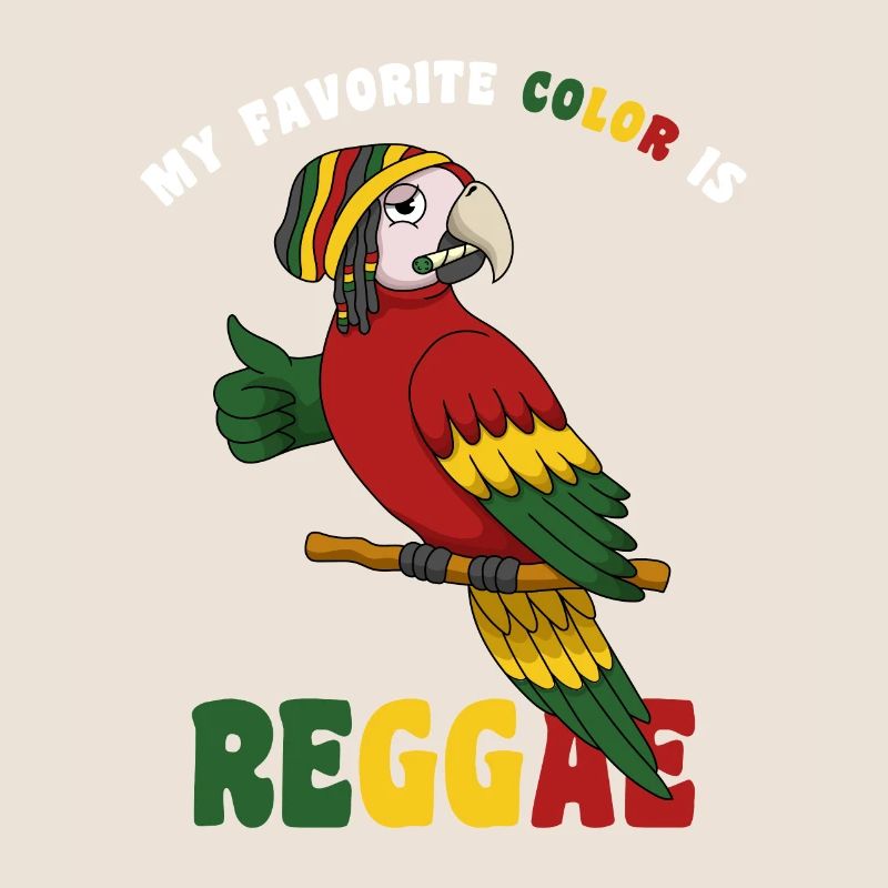 Ma couleur préférée est Reggae Parrot