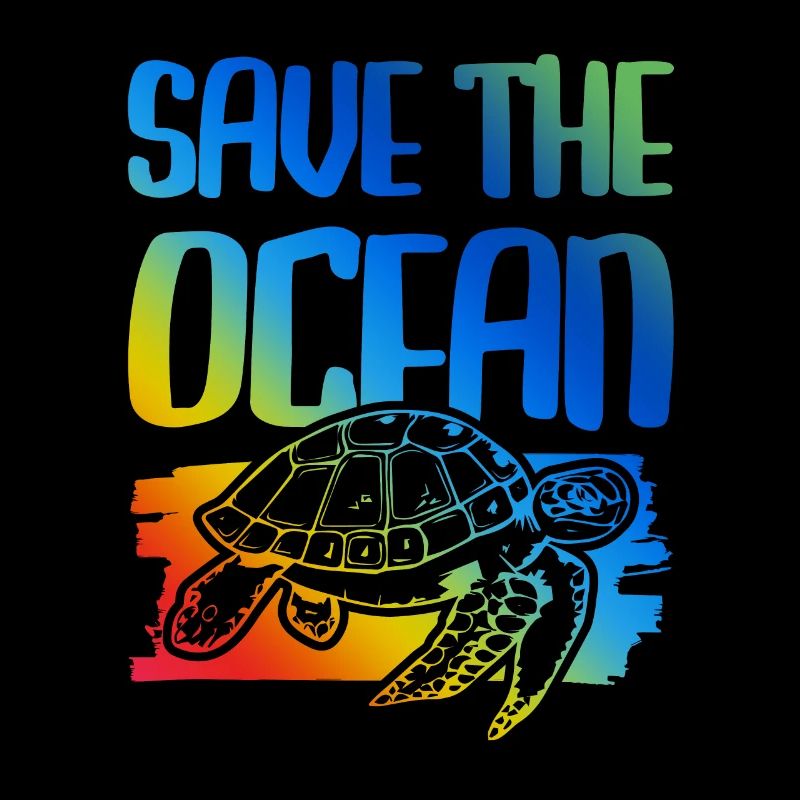 save the ocean schildkröte