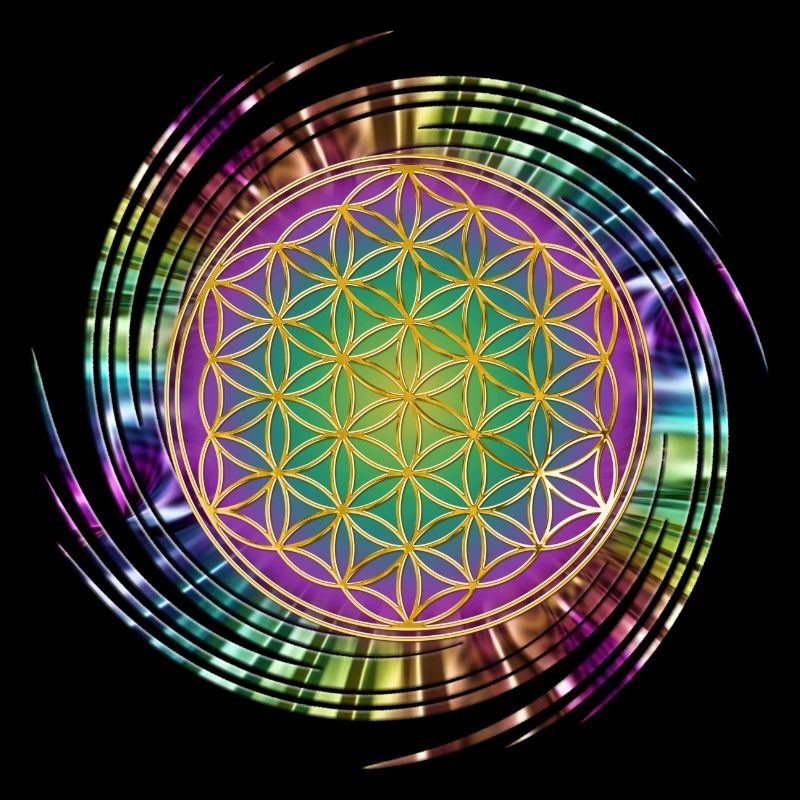 Blume des Lebens - Spirale