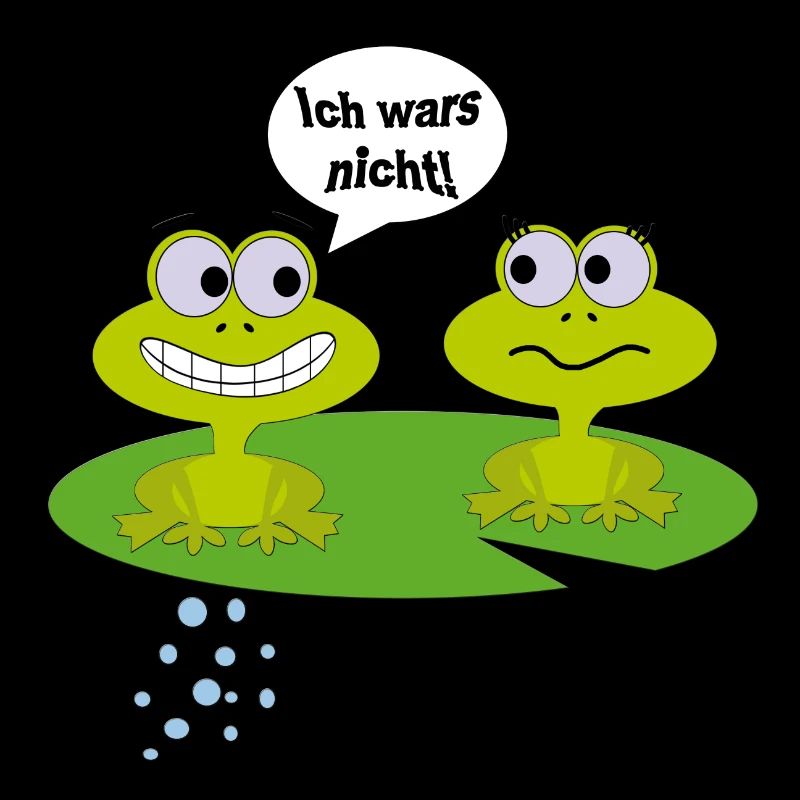 Comic-Frösche