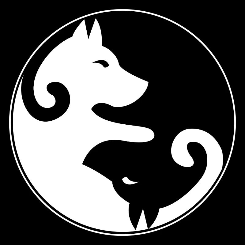 Yin & Yang dogs