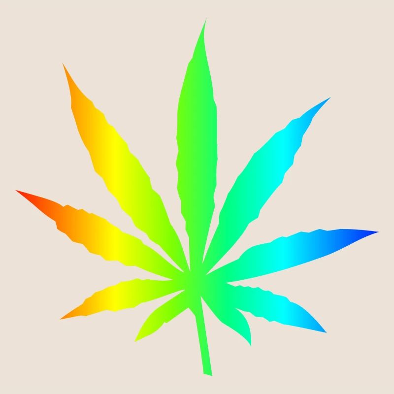 Marijuana Leaf Rainbow