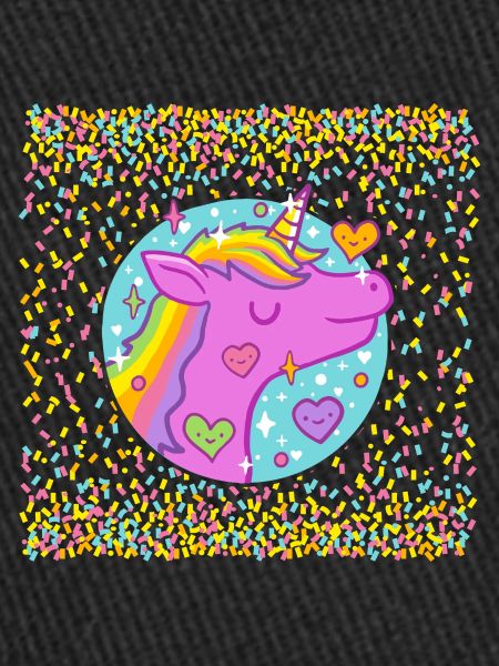 Einhorn im Glitzer