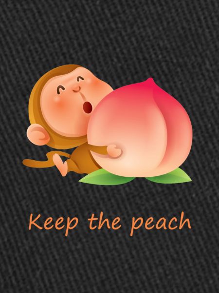 Monkey Keep the peach