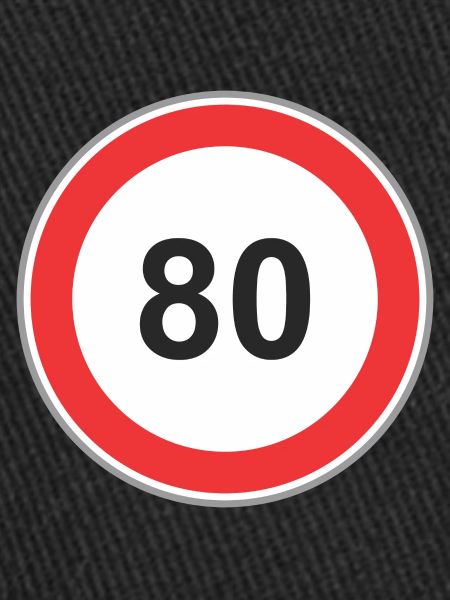 Road sign 80
