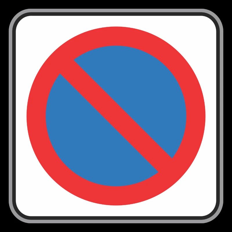 Verkehrsschild eingeschränkt