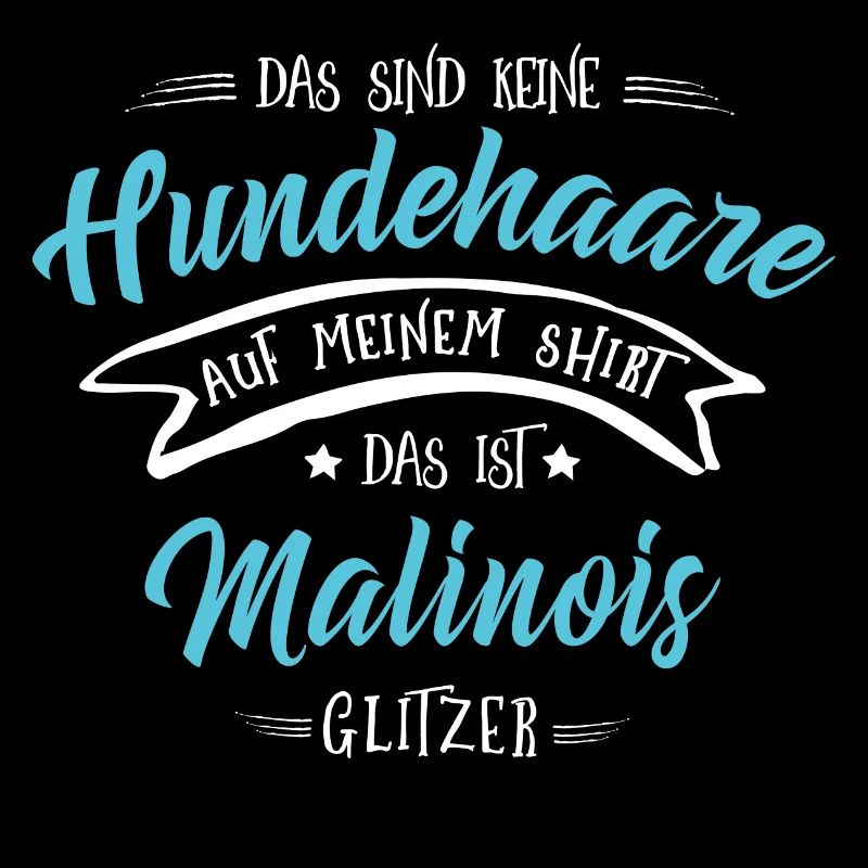 Hund Malinois Glitzer