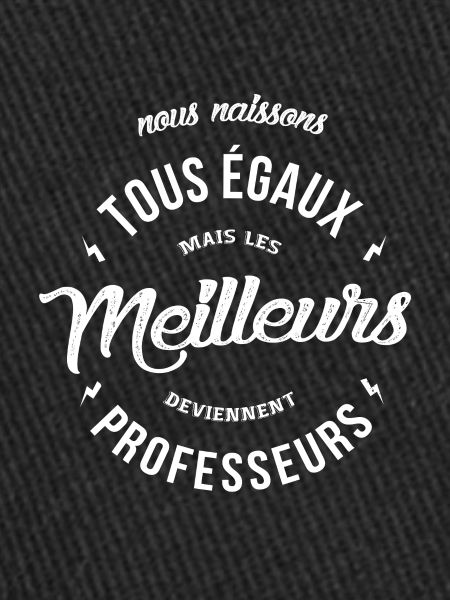 Les meilleurs deviennent Professeurs
