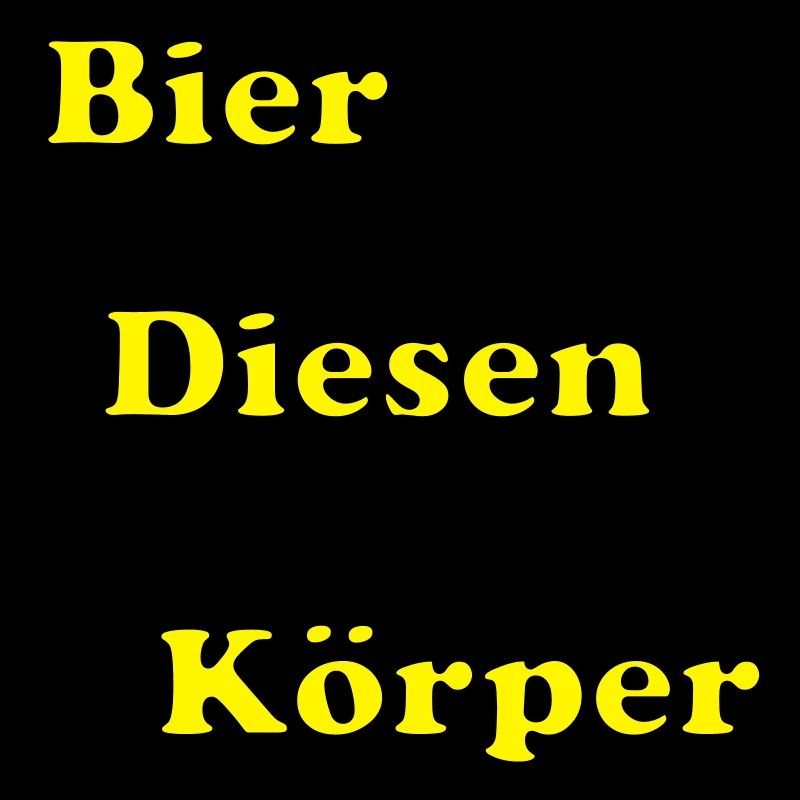 Bier formte diesen schönen Körper