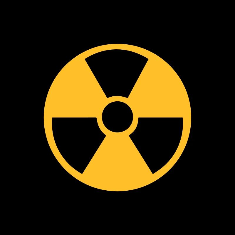 rond noir timbre danger avertissement attention