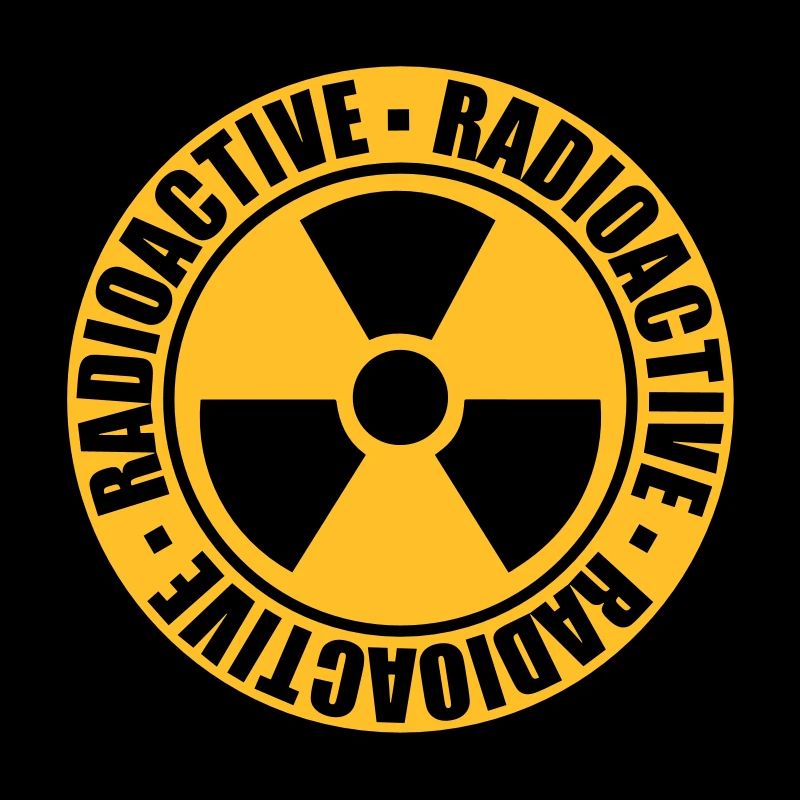 stamp danger caution caution caution atomic bomb