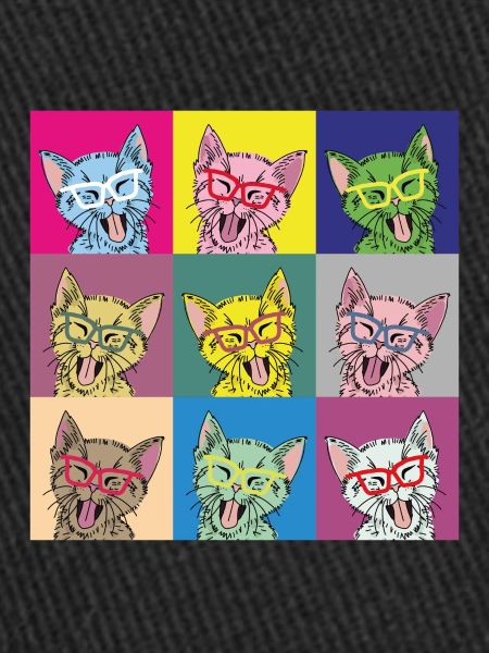 Katzen Pop Art