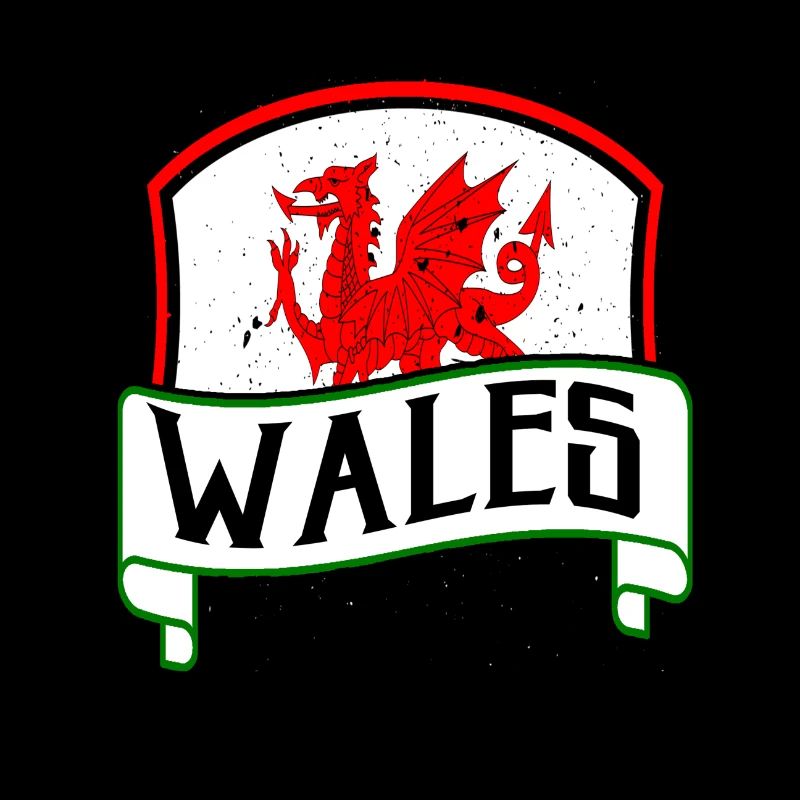 Dragon Flag Wales Celts origin gift