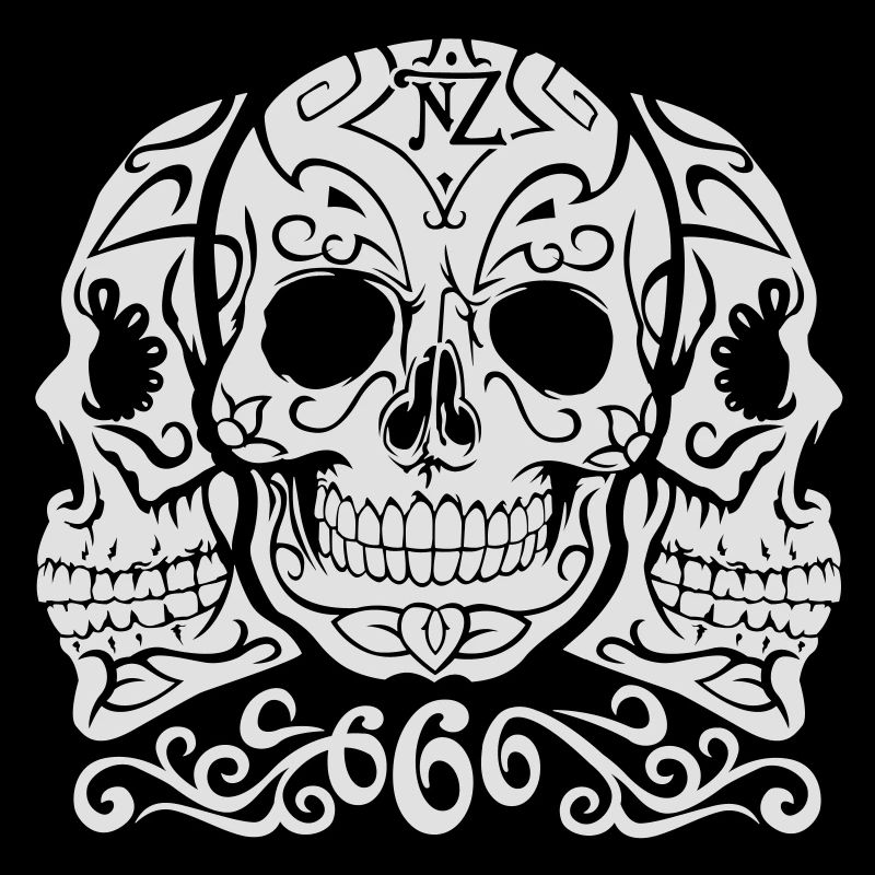 Skull Dia de los muertos