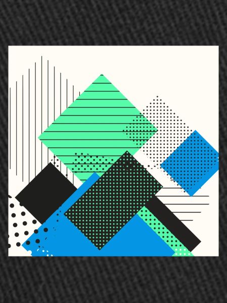 Pastel abstrait rectangles