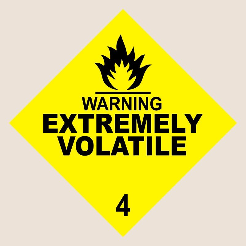 warning extremely volatile square II 2c