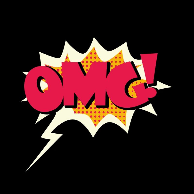 omg comic lettering