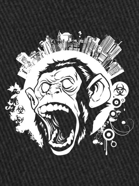 Urban white monkey