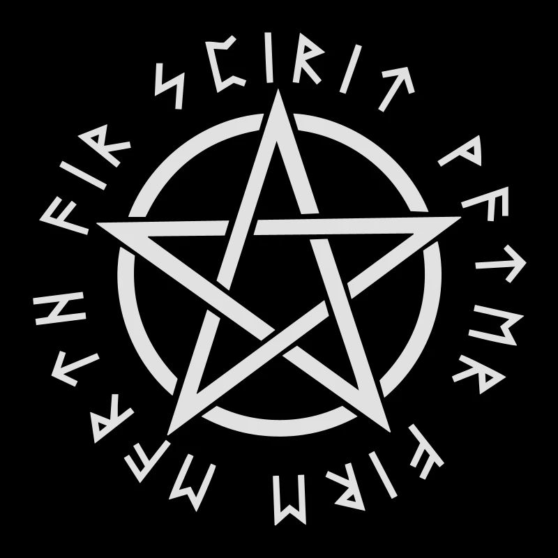Pentagramm Rune Elemente Symbol