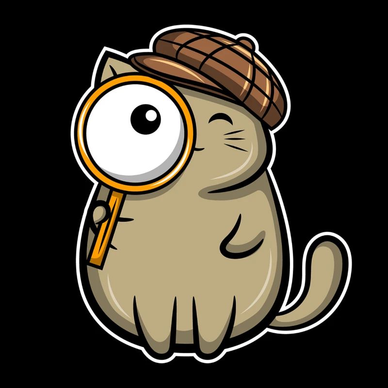 Loupe chat détective