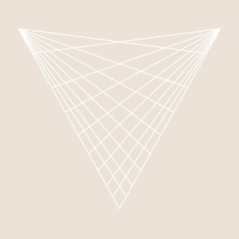 Sacred geometry / Minimal Hipster Dreieck Symbol