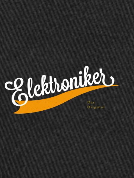 Elektroniker Schriftzug