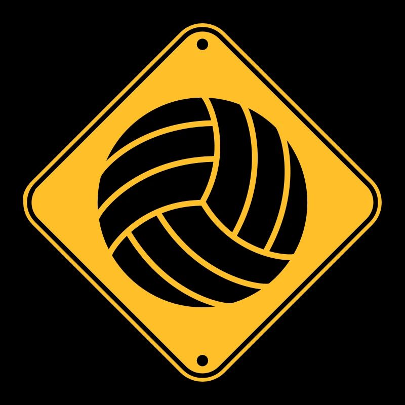 shield warning danger caution danger volleyball ro